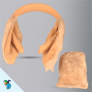 Diadema Perro Beige
